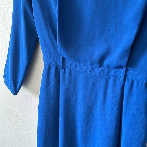 Aritzia Wilfred Faux Wrap Dress - Cobalt Blue - Size 0 - Picture 8 of 10